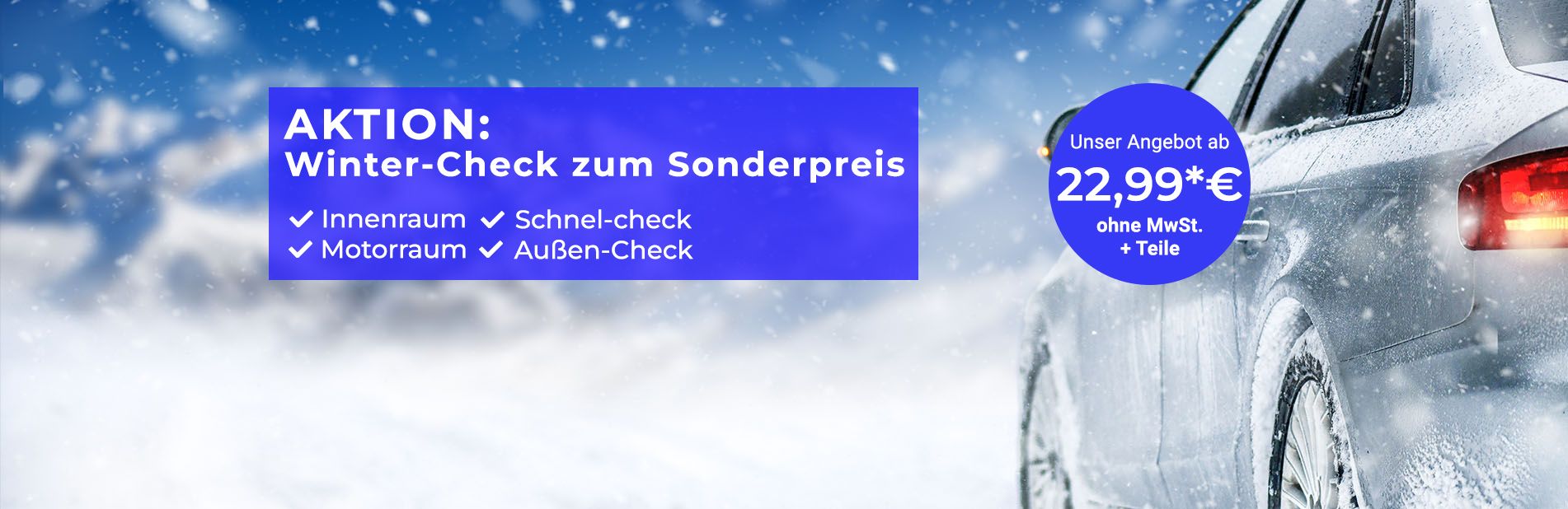AKTION: Winter-Check zum Sonderpreis